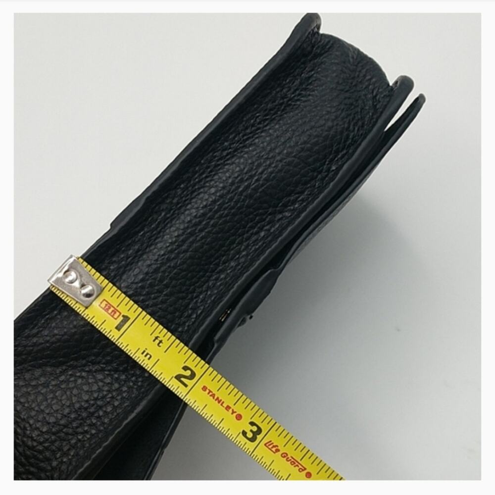 NWT btb LA Leather Gray Kelly Crossbody Bag - Picture 6 of 8